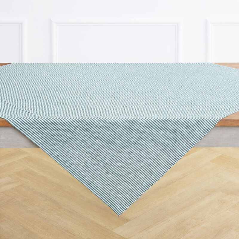 Linen Table Throw - Narrow Stripe image number 1