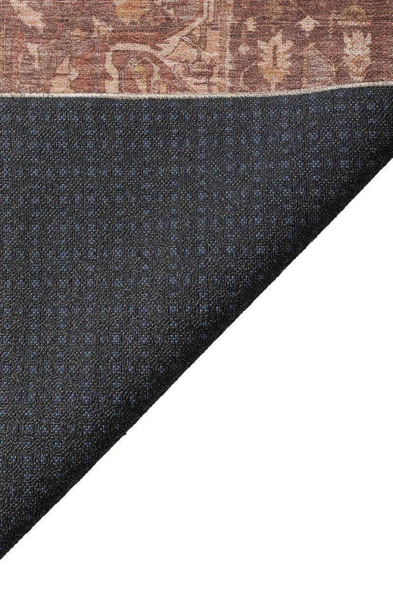 Solace SL14 Burgundy 8' Round Rug image number 3