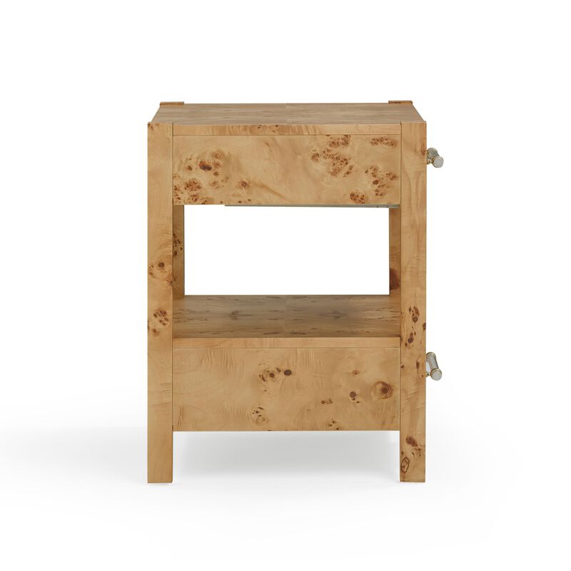 Brandyss Honey Burl Nightstand image number 4