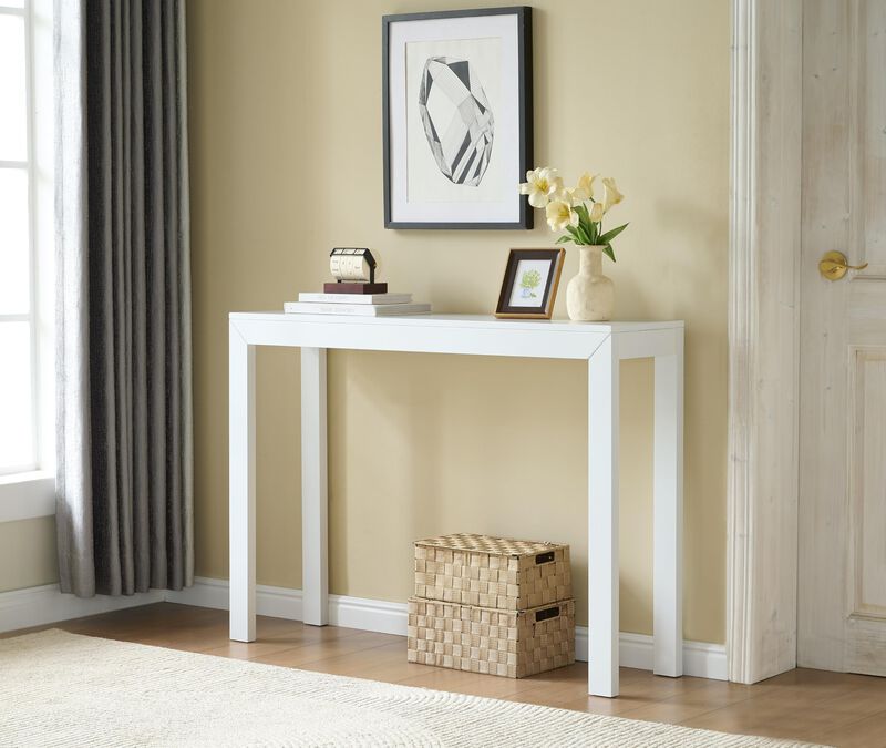 Kings Brand Furniture Russel Long Console Table - Minimalist and Slim Entryway Table for Decorative Displays, Sofa Table