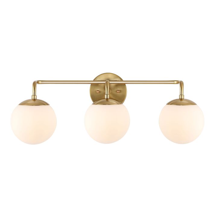 Louis Parisian Globe Metalfrosted Glass Modern Contemporary LED Vanity
