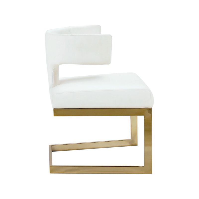 Meridian Furniture Alexandra Green Velvet Dining Chair