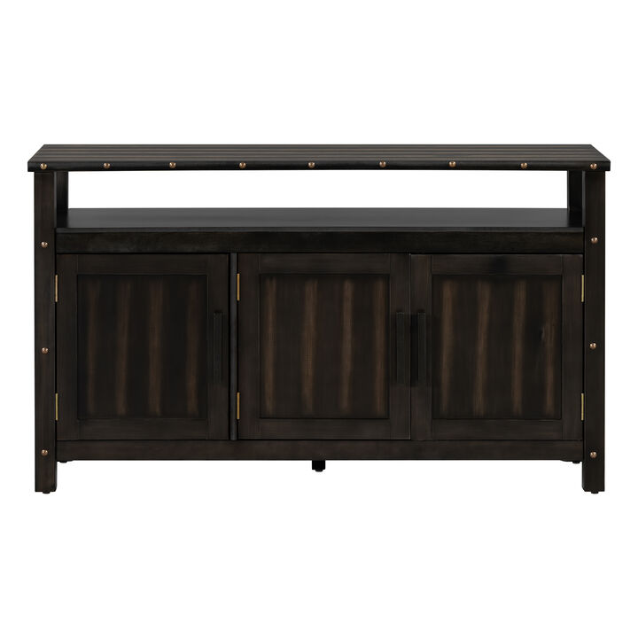 Wargip 55.1''Pine Sideboard