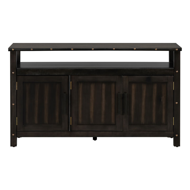 Wargip 55.1''Pine Sideboard image number 0