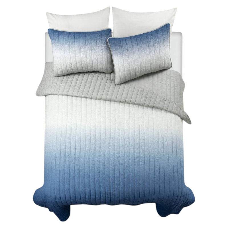 Lightweight Wrinkle Texture 3-Piece Quilt Set for Cozy Bedding and Bedroom Decor