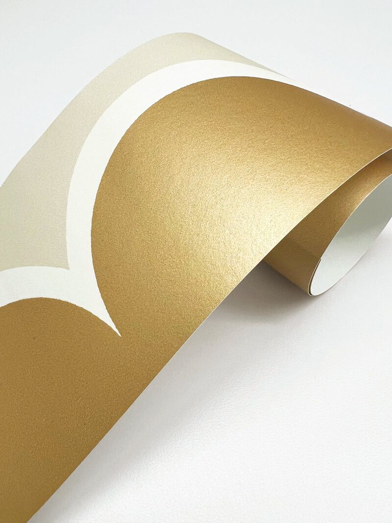 Linen Scallop Wallpaper Trim (Double Roll) image number 4