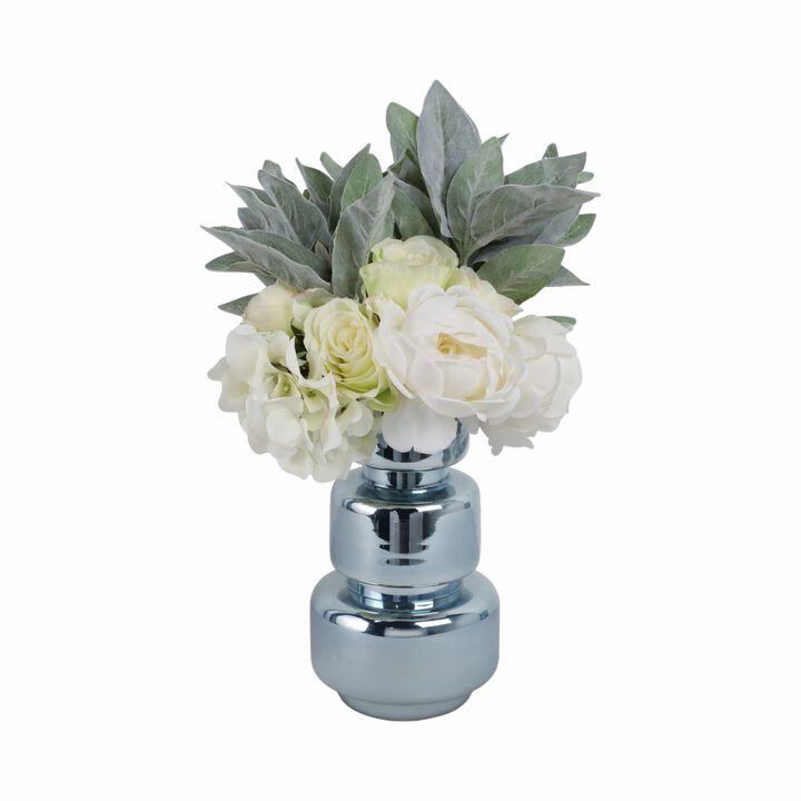 10" Stacked Cylinder Vase