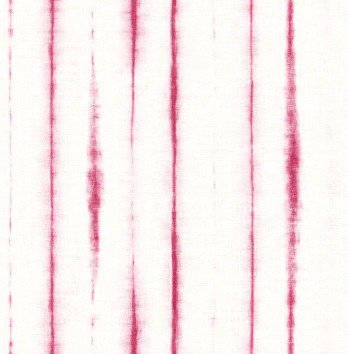 Orleans Pink Shibori Faux Linen Wallpaper