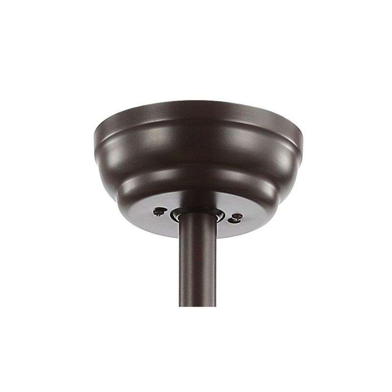 Joanna 3-Light Bronze Crystal LED Ceiling Fan With Remote