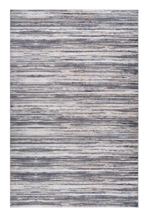 HomeRoots Abstract Distressed Area Rug