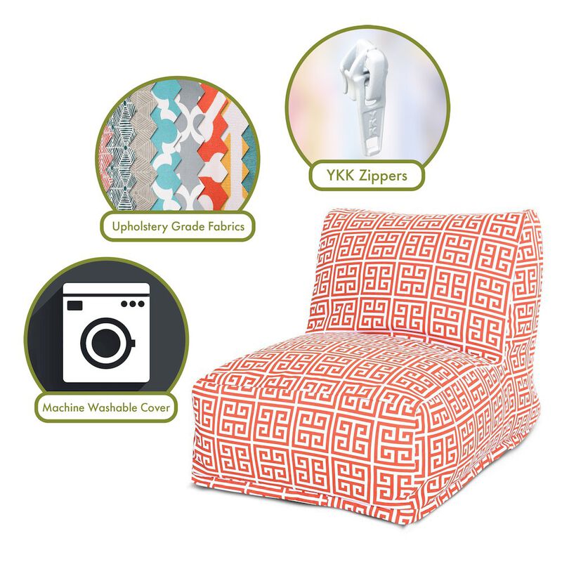 Majestic Home Goods Chair Lounger Towers Orange