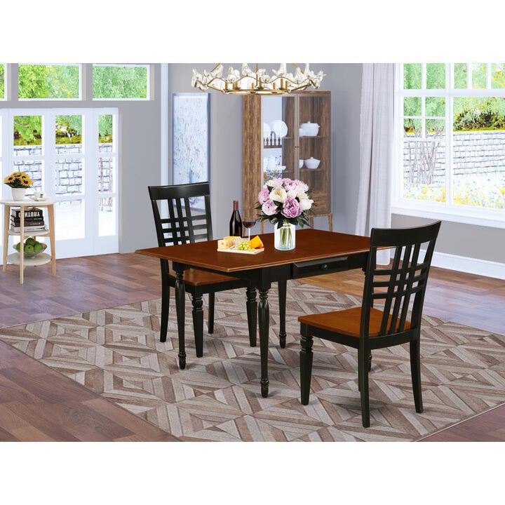 Dining Room Set Black & Cherry