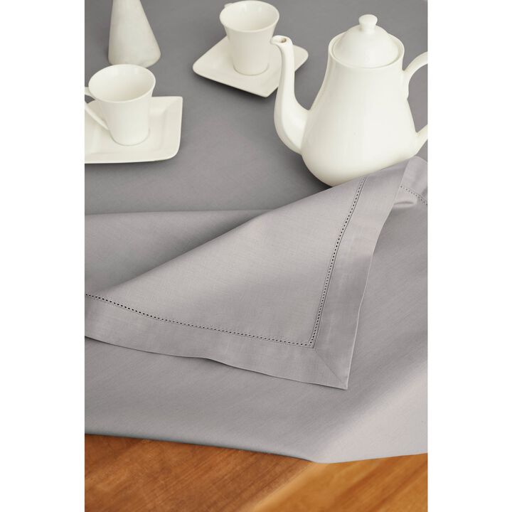 Cotton Linen Tablecloth - Cotton Linen Hemstitch