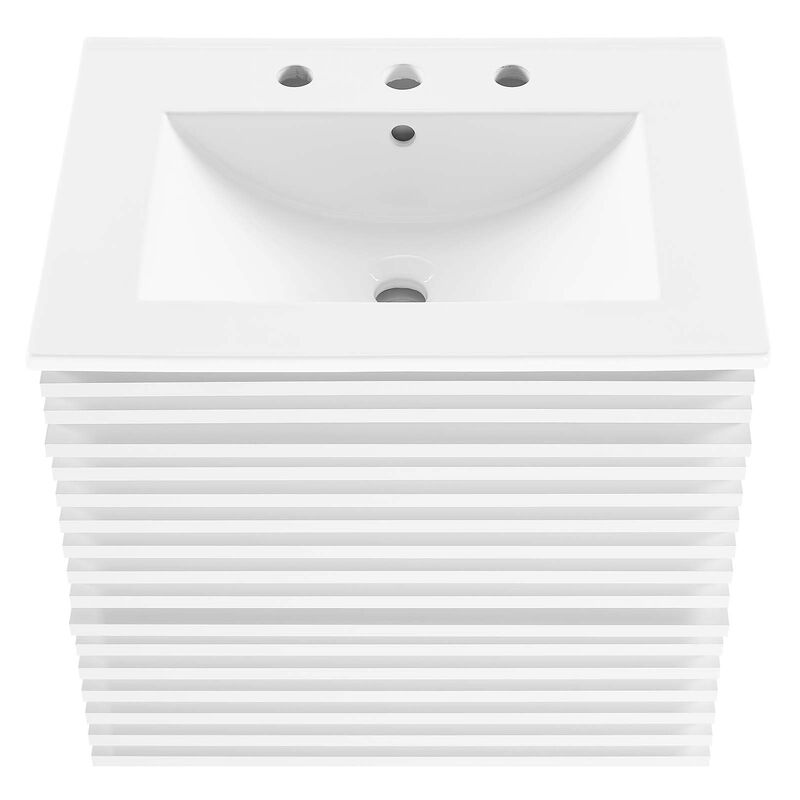 Render 24" Wall-Mount Bathroom Vanity image number 5