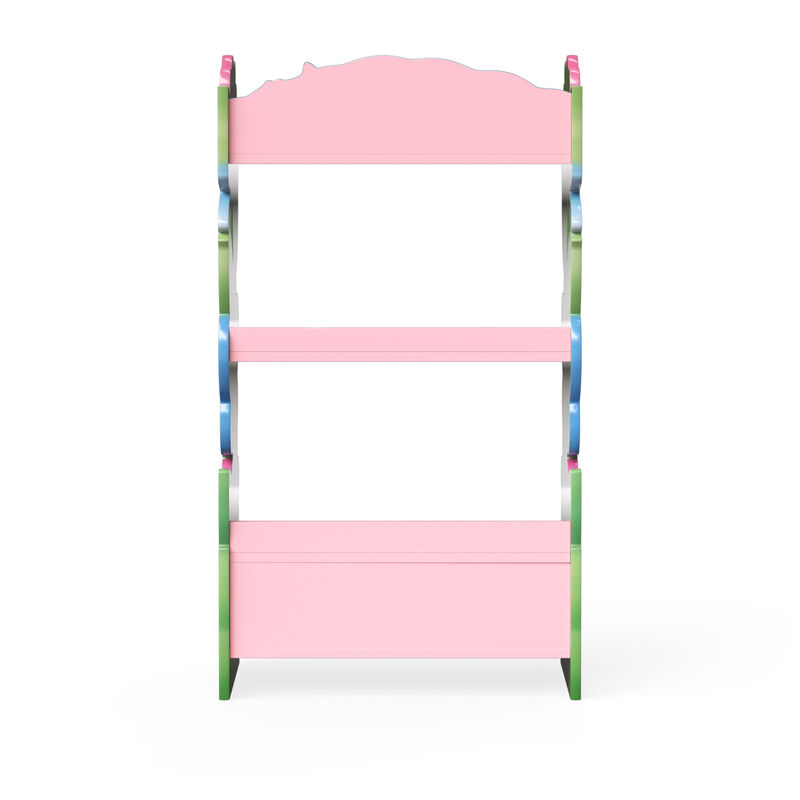 Magic Garden Kids 3-Tier Bookshelf & Drawer, Multi image number 8