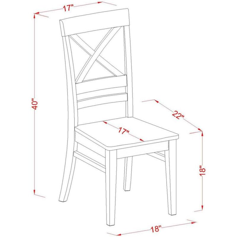 Dining Room Set Black & Cherry