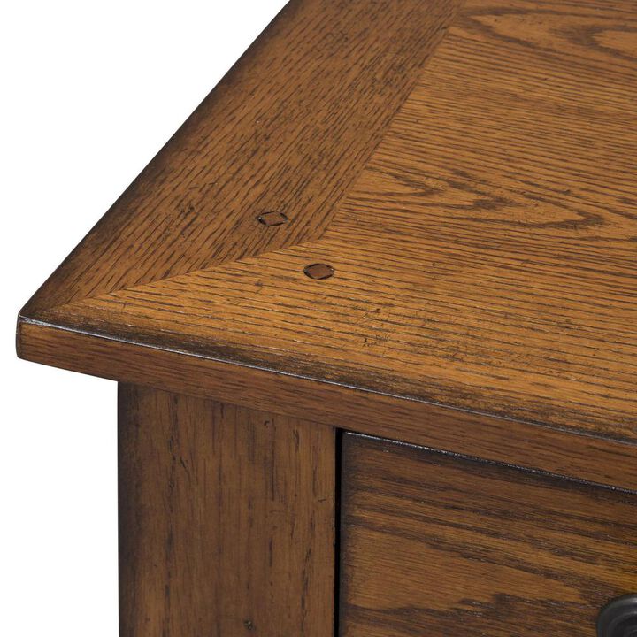 Liberty Furniture Grandpas Cabin 7 Drawer Dresser in Aged Oak
