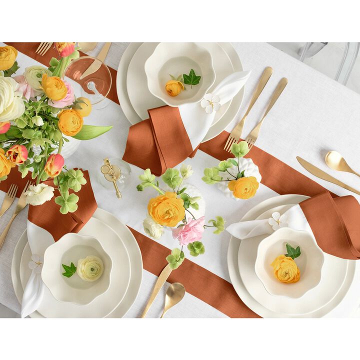 Solino Home 100% Pure Linen Table Runner - Contempo