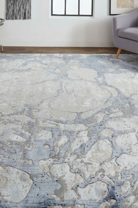 Laina 39G8F Blue 3' x 5' Rug