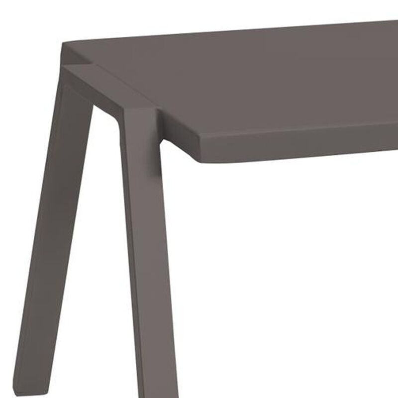 Modern Aluminum End Table &ndash; Lightweight Metal Accent for Indoors or Outdoors