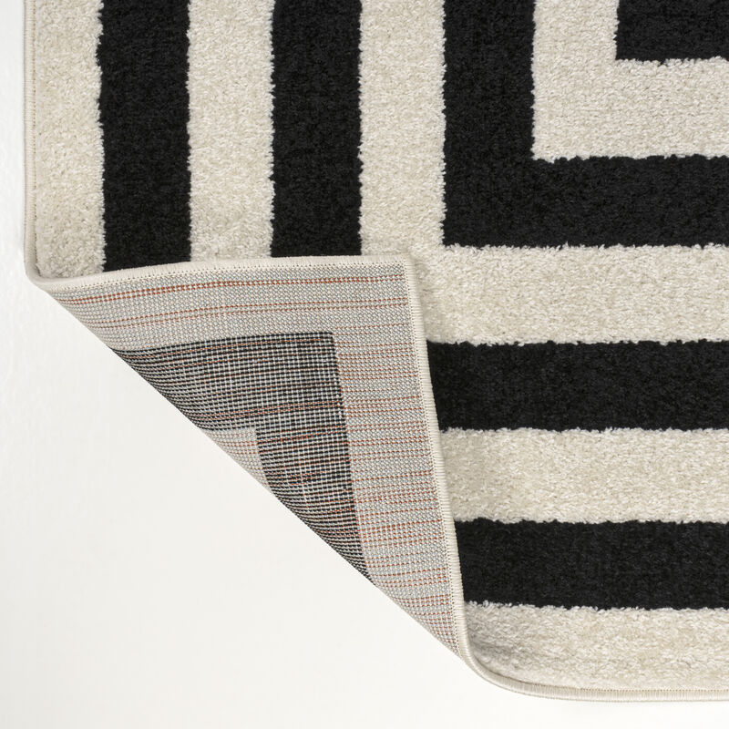 Bandol Modern Classic Mitre Stripe Area Rug