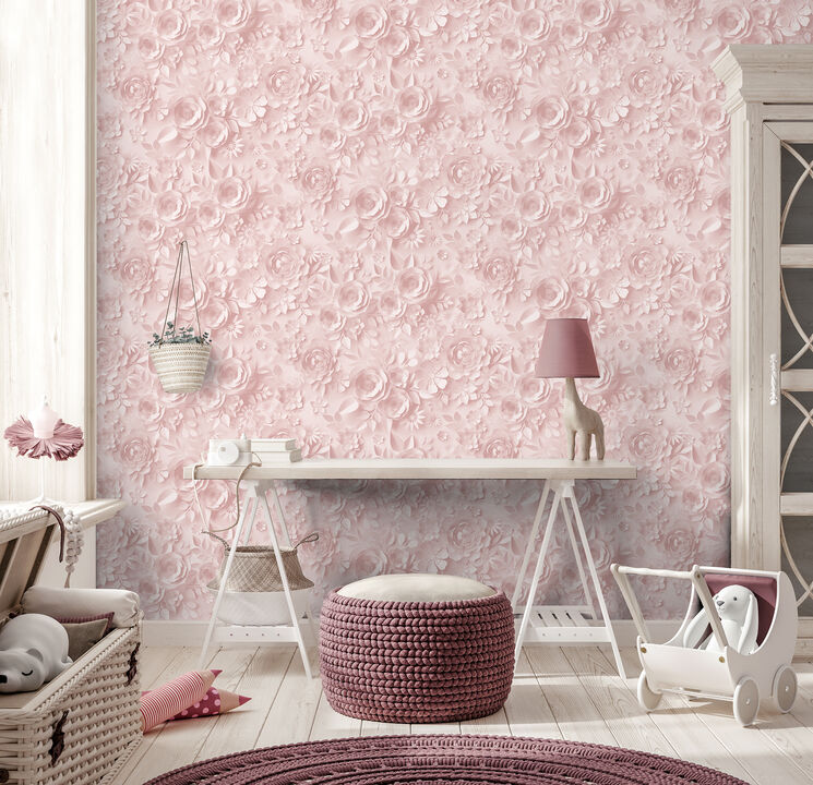 Paper Flowers Wallpaper