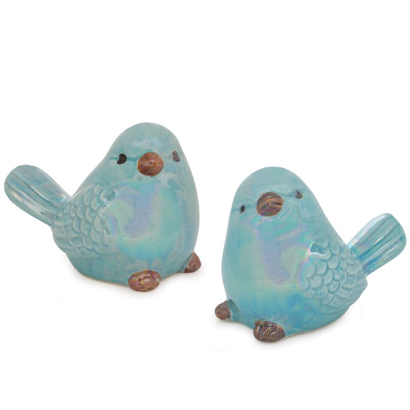 Bird Figurine Decorative Accent for Garden or Home Decor (Set of 6)