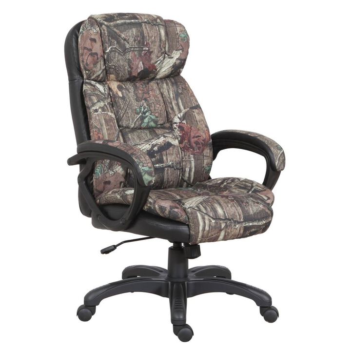 American Furniture Classics Mossy Oak Executive Chair 843-20-900 with Arms and Rocking and Height Adjustment