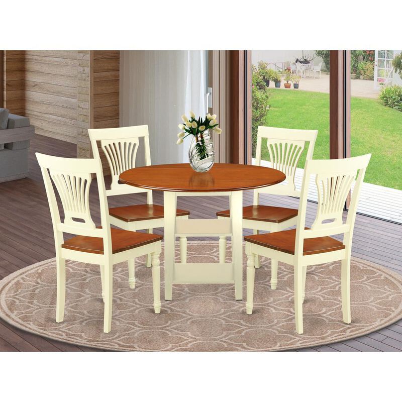 Dining Room Set Buttermilk & Cherry