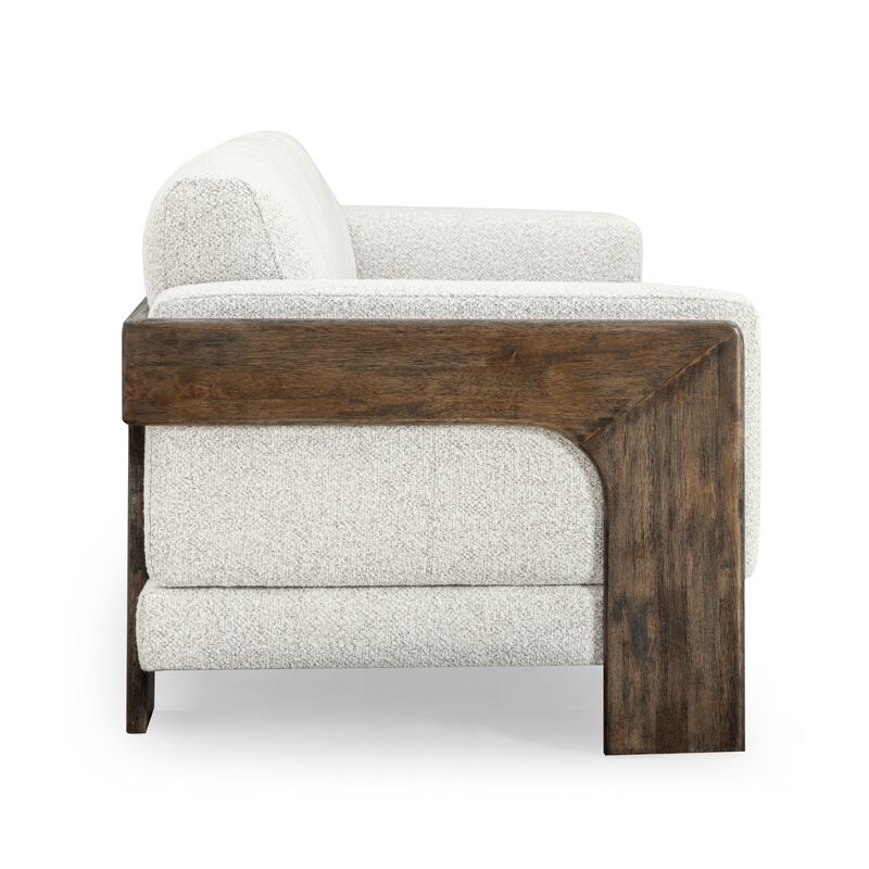 Elyn Cream Boucle Sofa image number 4