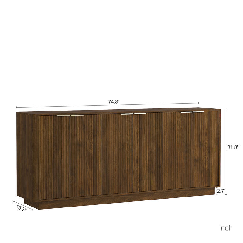 Helkma Large Fluted Sideboard image number 3