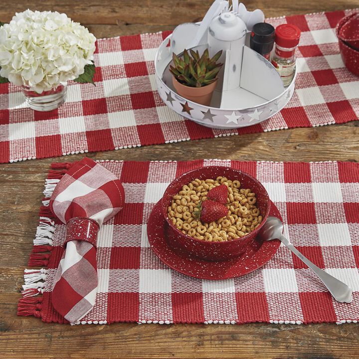 Park Designs Buffalo Check Yarn Placemat Set of 4