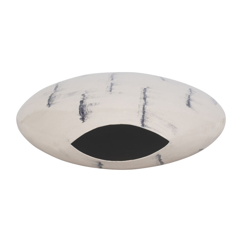 Metal 33" Enameled Round Vase image number 5