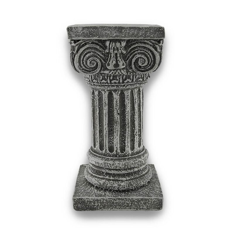 Solid Concrete Roman Pillar Mini Statue Pedestal image number 2