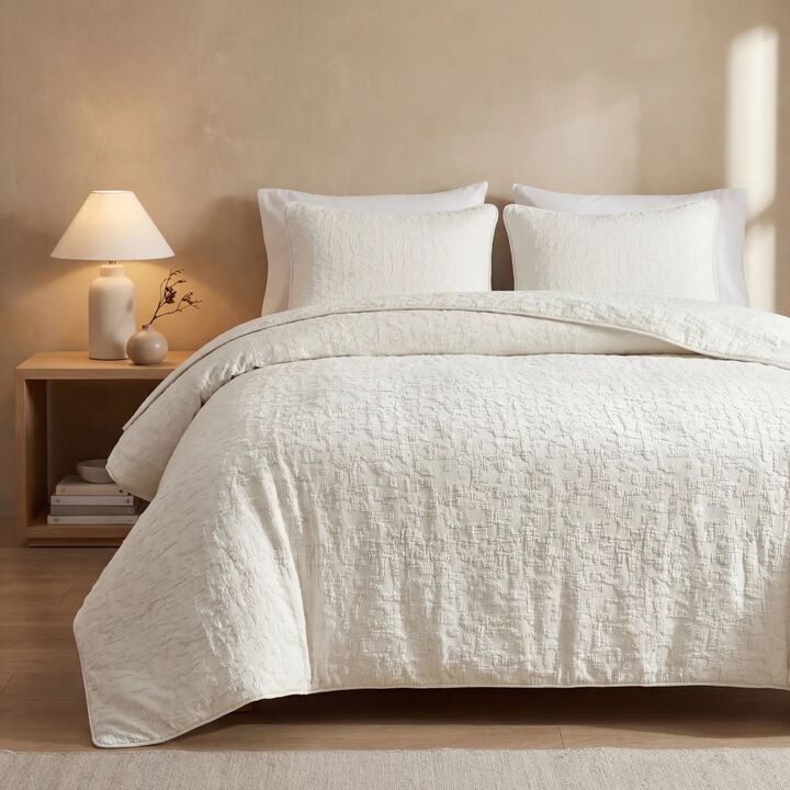 Porto White King Comforter Set