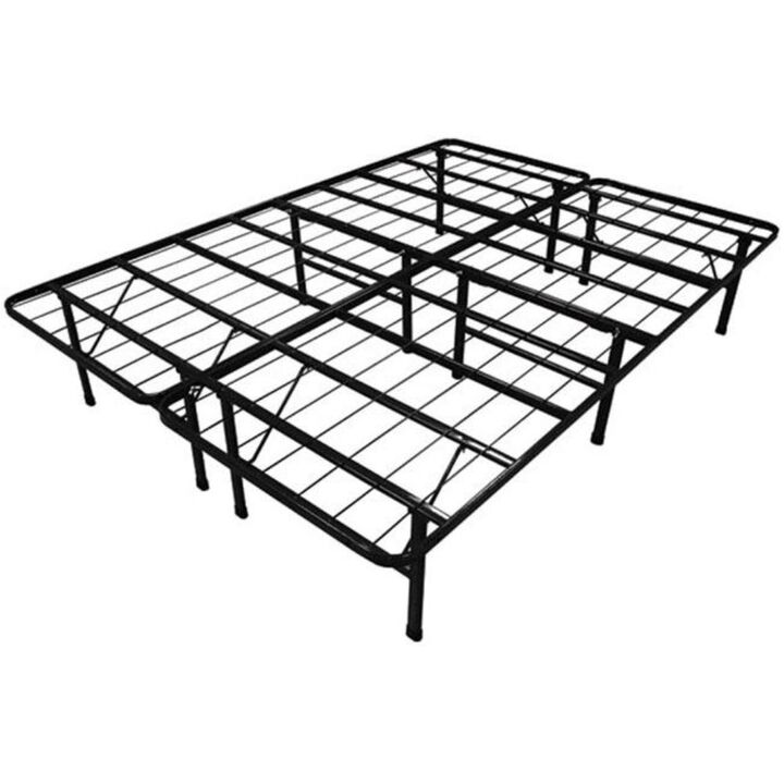 Hivvago King-size Steel Folding Metal Platform Bed Frame