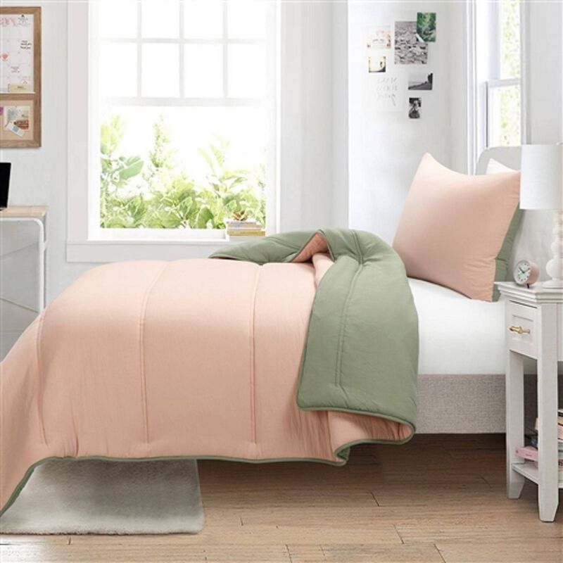 Reversible Quilted Comforter Set &ndash; Lightweight, Soft, and Breathable