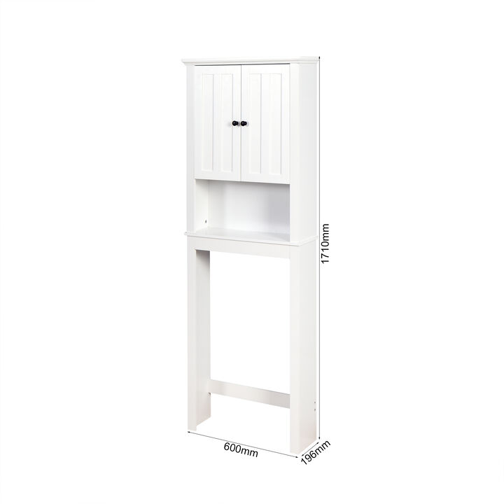 Streamdale Wooden Over-Toilet Storage Cabinet with Adjustable Shelf