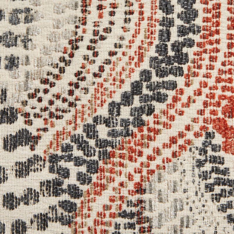 Michael Amini Sundance Wiley 21 Square Throw Pillow, Set of 2 - Gray/Spice