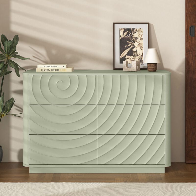 Vudnox 6 Drawer Dresser image number 3