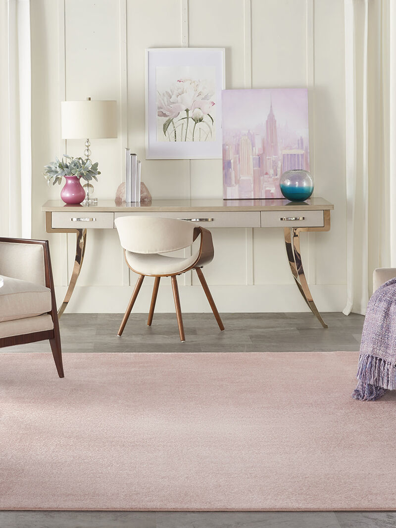 Nourison Essentials NRE01 Pink 7' x 10' Rug image number 9
