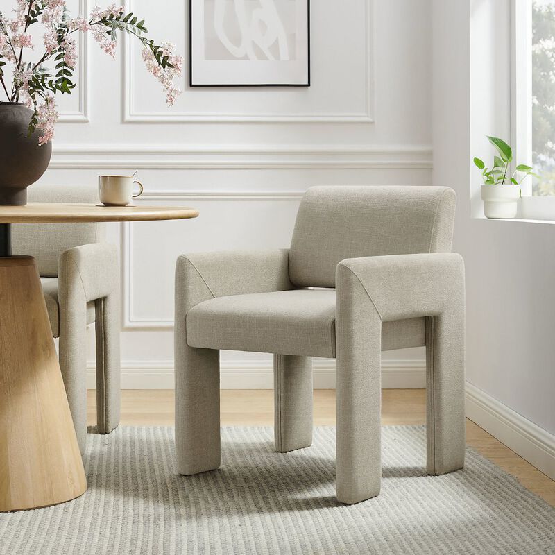 Daven Fabric Upholstered Dining Chair image number 7