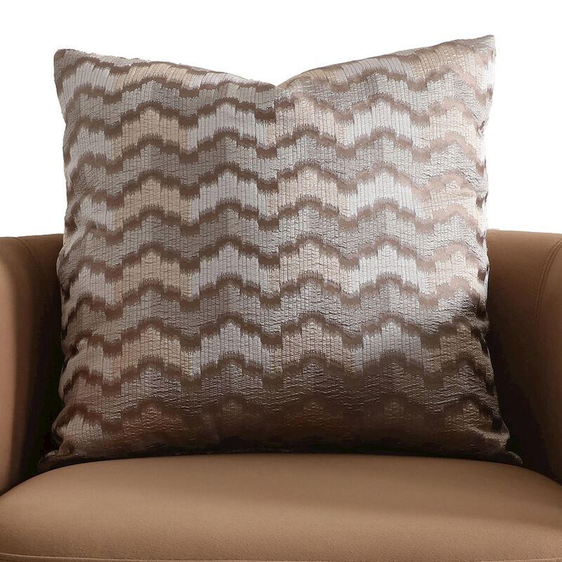 Michael Amini Ariana Velvet Accent Chair - Caramel/Gold