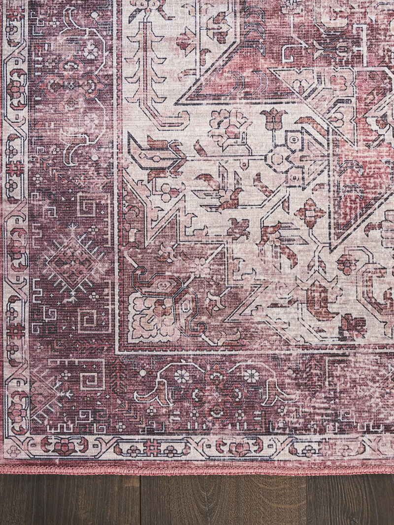 Nourison Washables NWB15 Red 5'2" x 7' Rug image number 4