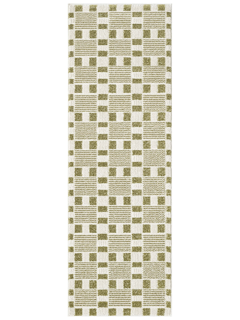 Nordic NRC13 Green 2' x 6' Rug
