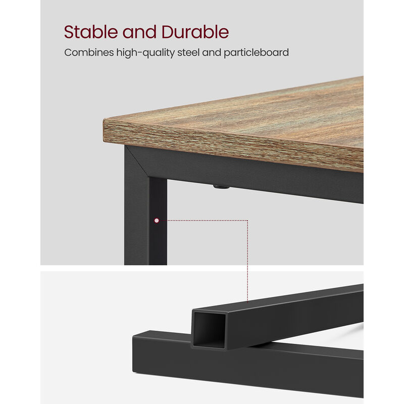 Side Table with Charging Station for Convenient Power Access and Modern Design