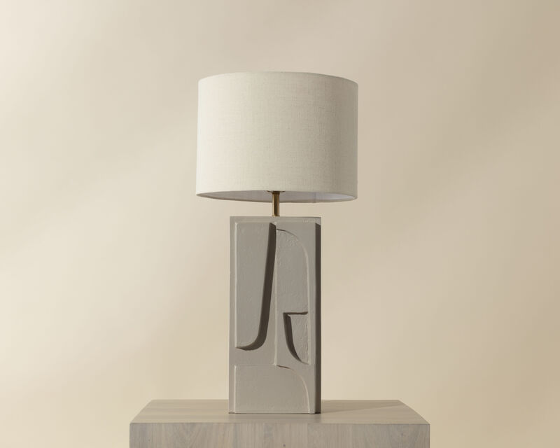 Dirsan Taupe Table Lamp