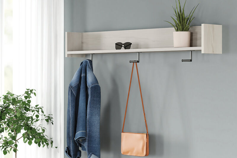 Socalle Wall Coat Rack with Shelf image number 1
