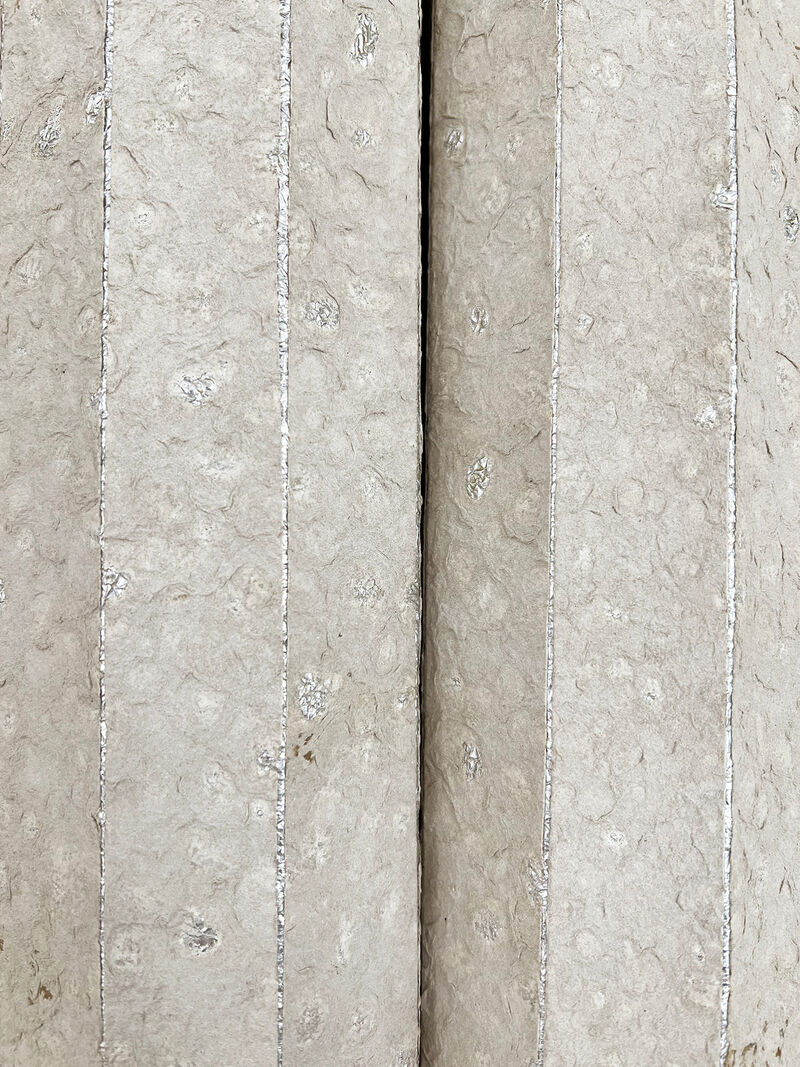 Handcrafted Paper Beige Wallpaper (Set of 2) image number 2