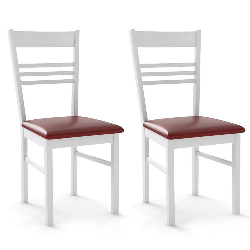 Wooden Dining Room Chairs Set of 2 with Durable Rubber Wood Construction image number 0